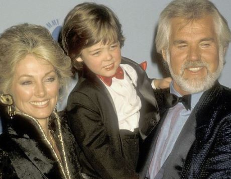 Christopher Cody Rogers with his parents Kenny Rogers and Marianne Gordon